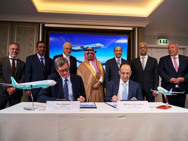 Airbus and Flynas signing ceremony Airbus and Flynas signing ceremony