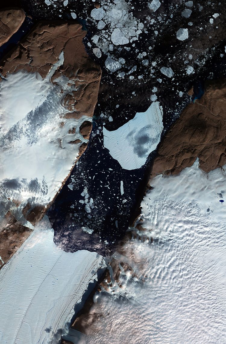 The Petermann glacier, Greenland The Petermann glacier, Greenland