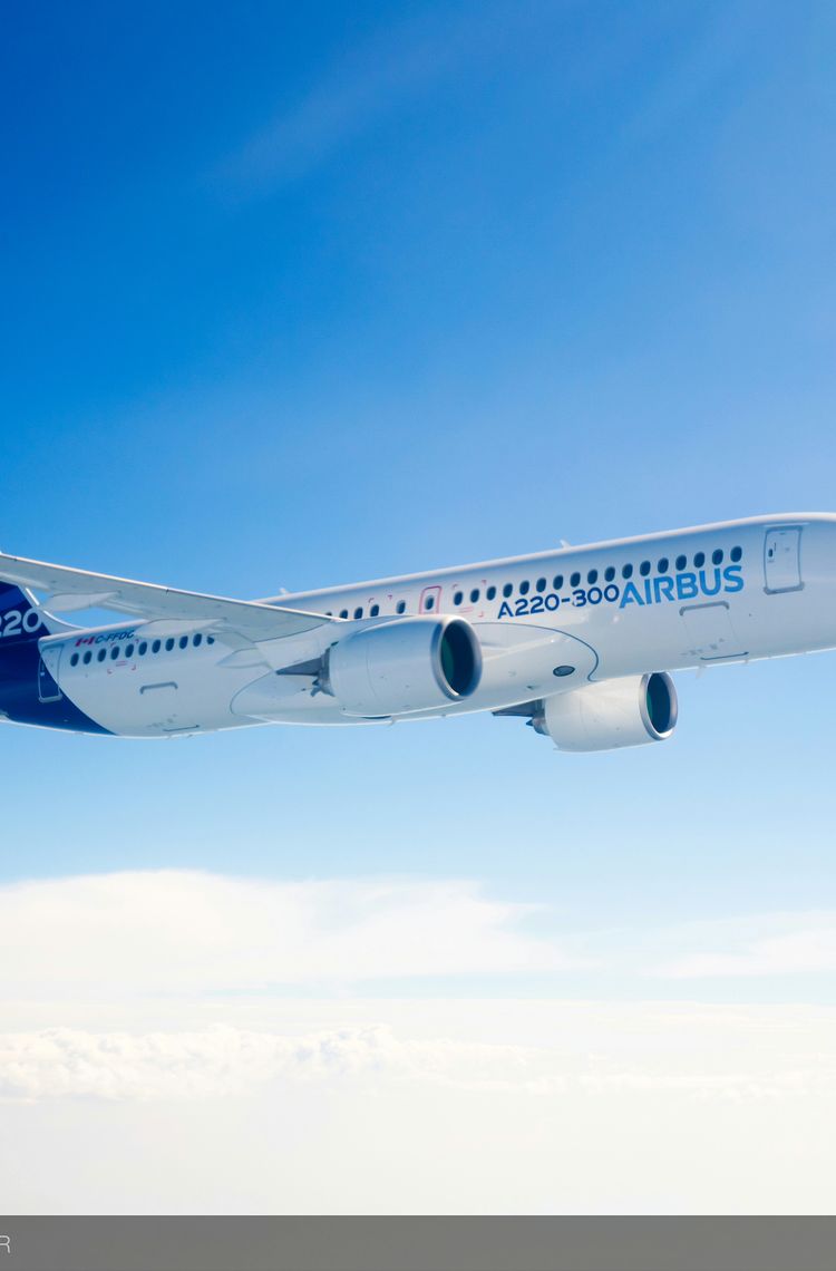 A220-300 in flight A220-300 in flight