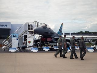 ILA 2024 - Eurofighter on static display   ILA 2024 - Eurofighter on static display