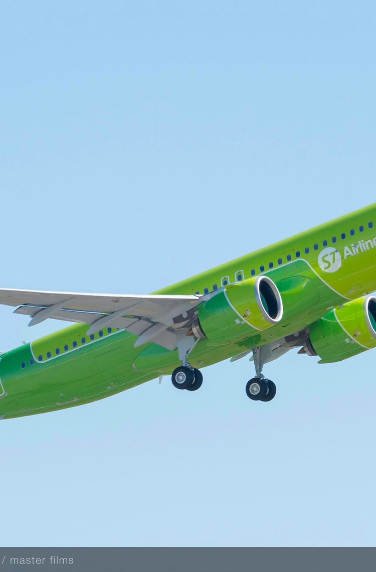 A320neo S7 Airlines Take Off A320neo S7 Airlines Take Off