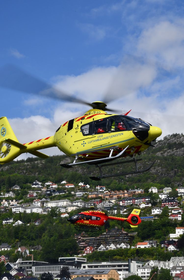 The Norwegian Air Ambulance has ordered three H135s and two five-bladed H145s The Norwegian Air Ambulance has ordered three H135s and two five-bladed H145s