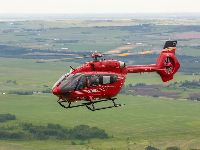STARS' H145 in flight STARS' H145 in flight