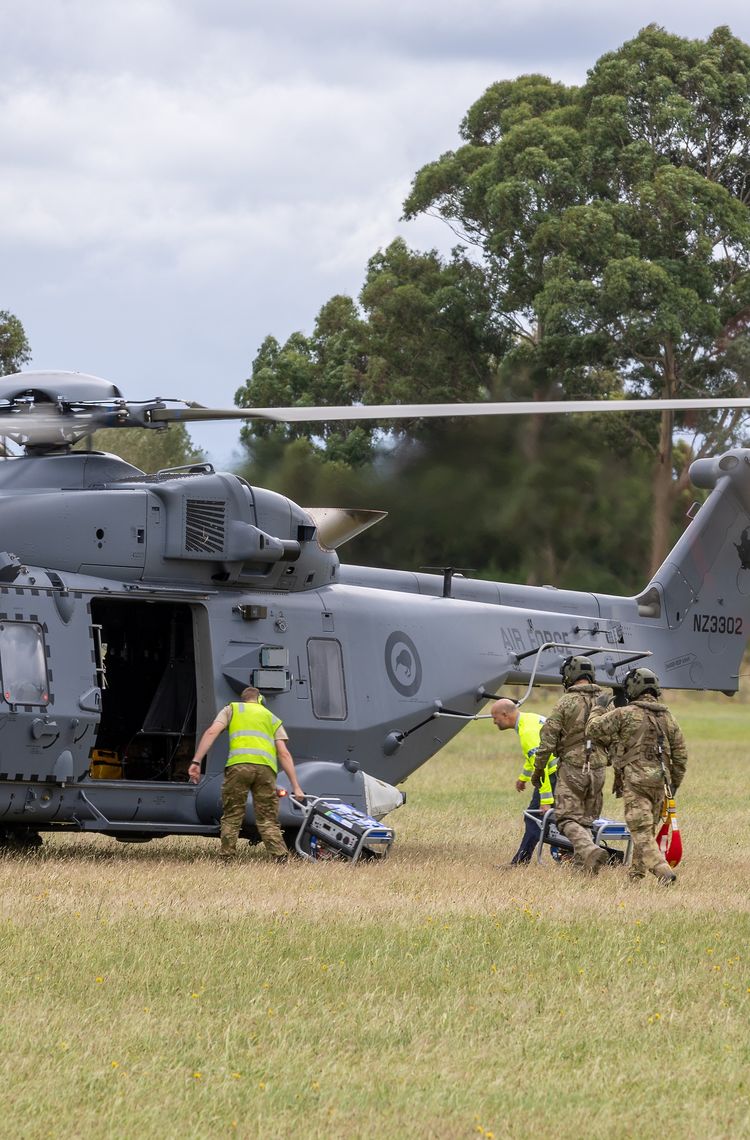 NH90 after Cyclone Gabrielle - © Ned Dawson / Airbus Helicopters NH90 after Cyclone Gabrielle - © Ned Dawson / Airbus Helicopters
