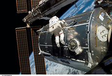 International Space Station from the outside