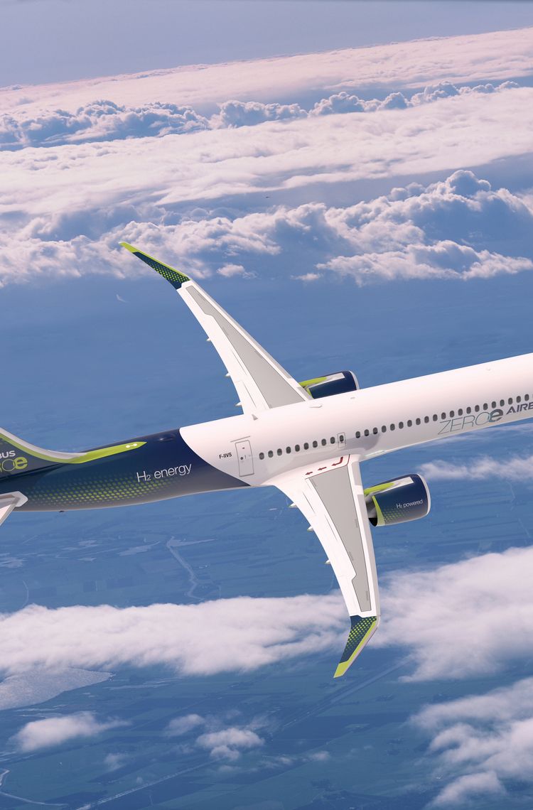 Airbus ZEROe Turbofan Concept Airbus ZEROe Turbofan Concept
