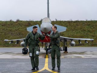 Spanish and German Eurofighters secure Baltic skies 02 Spanish and German Eurofighters secure Baltic skies 02