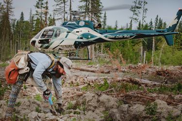 Tree planter with Airbus H125 Tree planter with Airbus H125