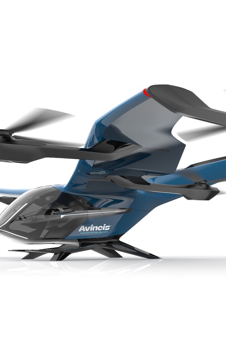 Digital rendering of CityAirbus NextGen with Avincis color scheme Digital rendering of CityAirbus NextGen with Avincis color scheme