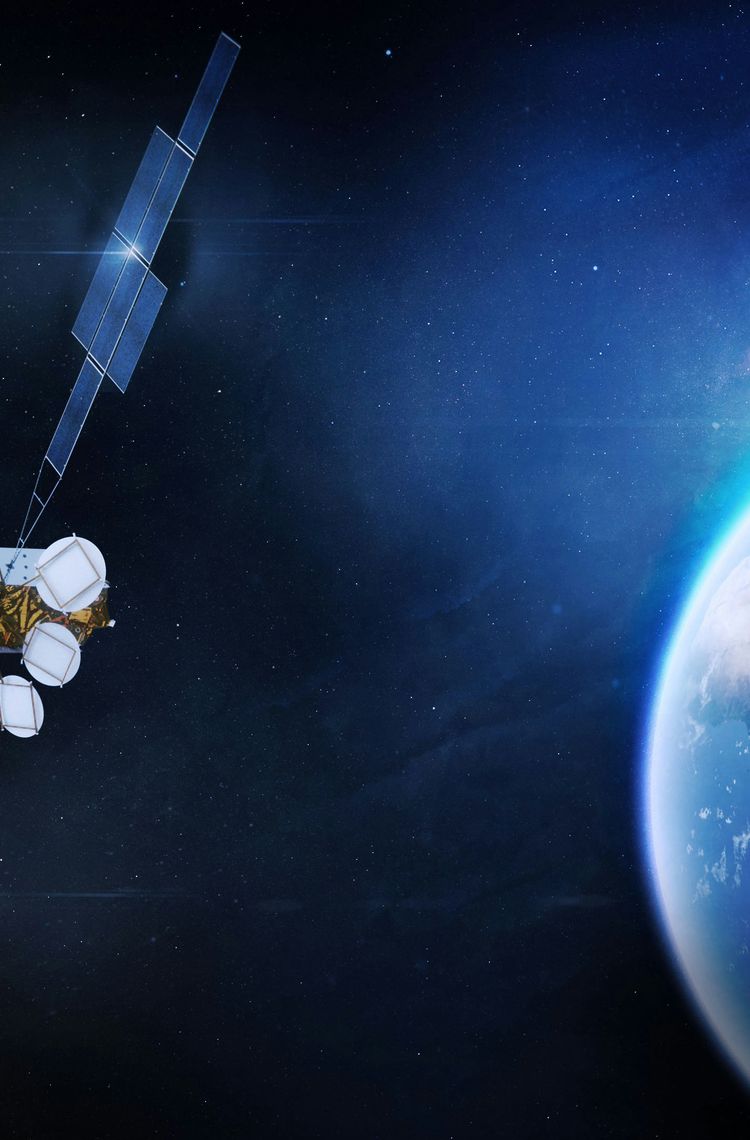 Eutelsat 36D with Earth Eutelsat 36D with Earth