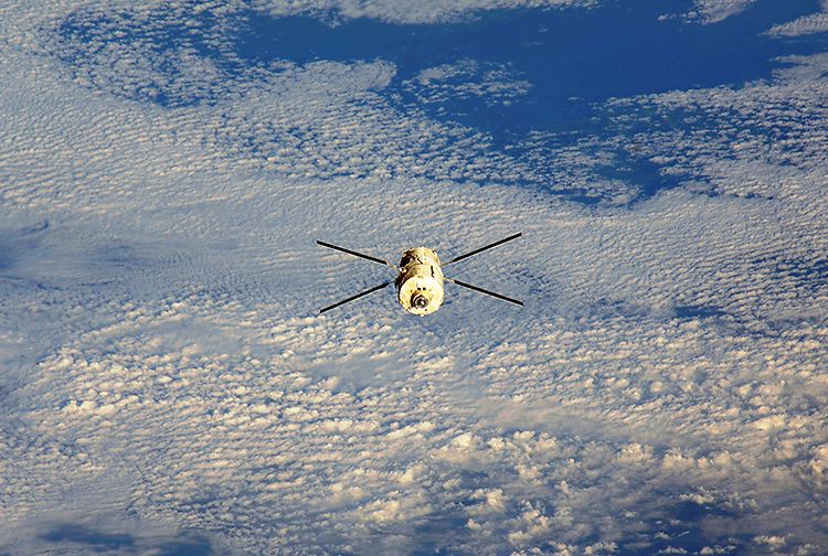 ATV-5 “Georges Lemaître” in space ATV-5 “Georges Lemaître” in space
