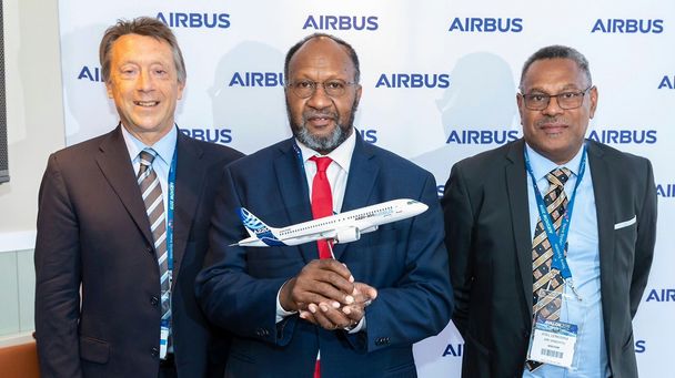 Air Vanuatu Airbus A220 signing ceremony