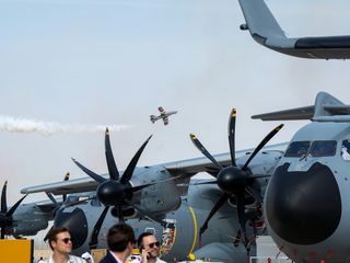 Dubai Airshow 2023 Day 3 - A400M together on static