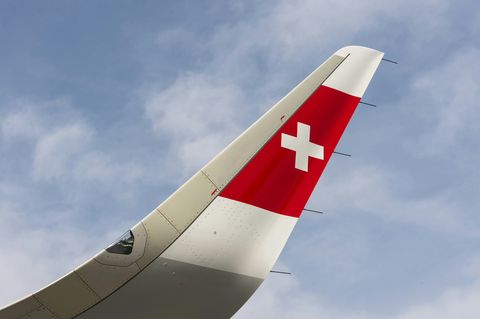 A320 Swiss International with sharklet