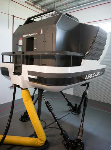AATC A350 XWB full flight simulator AATC A350 XWB full flight simulator