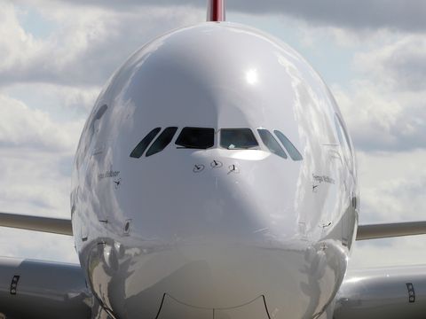 A380 Cockpit from front A380 Cockpit from front