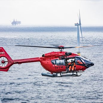 HTM's H145 in use for offshore wind operation HTM's H145 in use for offshore wind operation