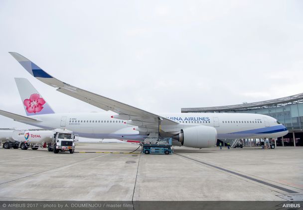 A350 XWB China Airlines First Flight With Sustainable Fuel