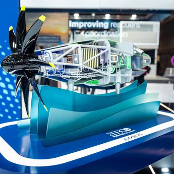 ILA 2024 - Airbus ZEROe fuel cell demonstrator mock-up  ILA 2024 - Airbus ZEROe fuel cell demonstrator mock-up