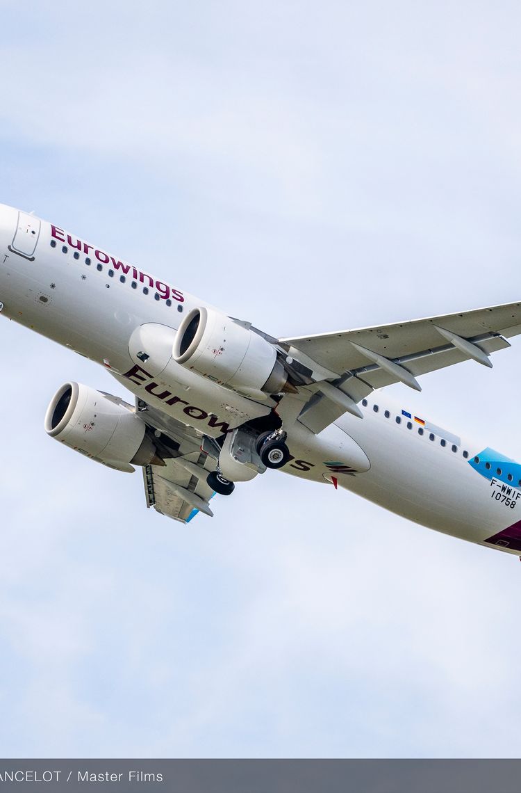 A320neo Eurowings Take off A320neo Eurowings Take off