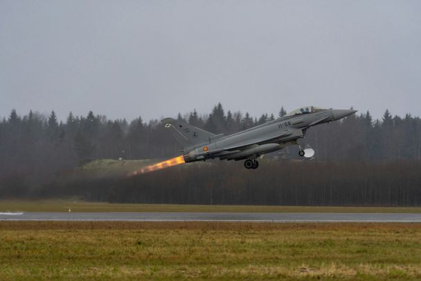Spanish and German Eurofighters secure Baltic skies 03