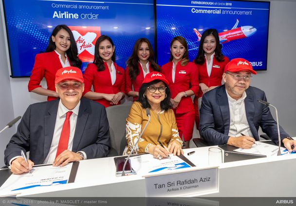 AirAsia X order for 34 additional A330neo – Farnborough 2018