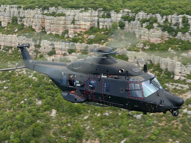 NH90 in flight NH90 in flight