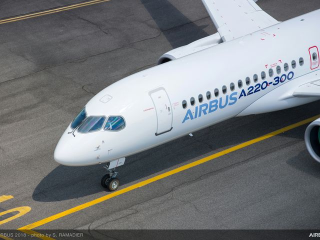 A220 reveal: first arrival in Airbus livery 13 A220 reveal: first arrival in Airbus livery 13