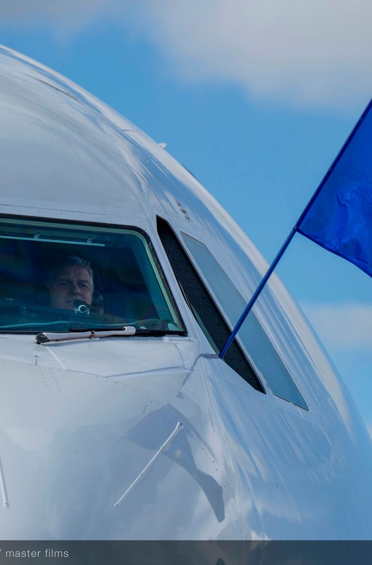 A340 Laminar Flow BLADE Demonstrator First Flight - Arrival A340 Laminar Flow BLADE Demonstrator First Flight - Arrival