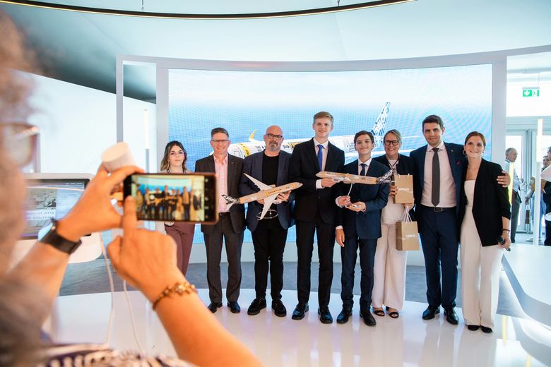 Paris Airshow 2023 - A350F New livery ceremony  Paris Airshow 2023 - A350F New livery ceremony