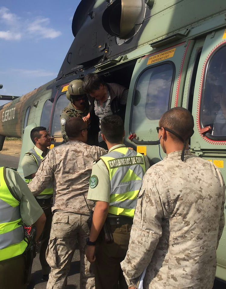A pilot's account of the helicopter rescue effort after floods in Chile A pilot's account of the helicopter rescue effort after floods in Chile