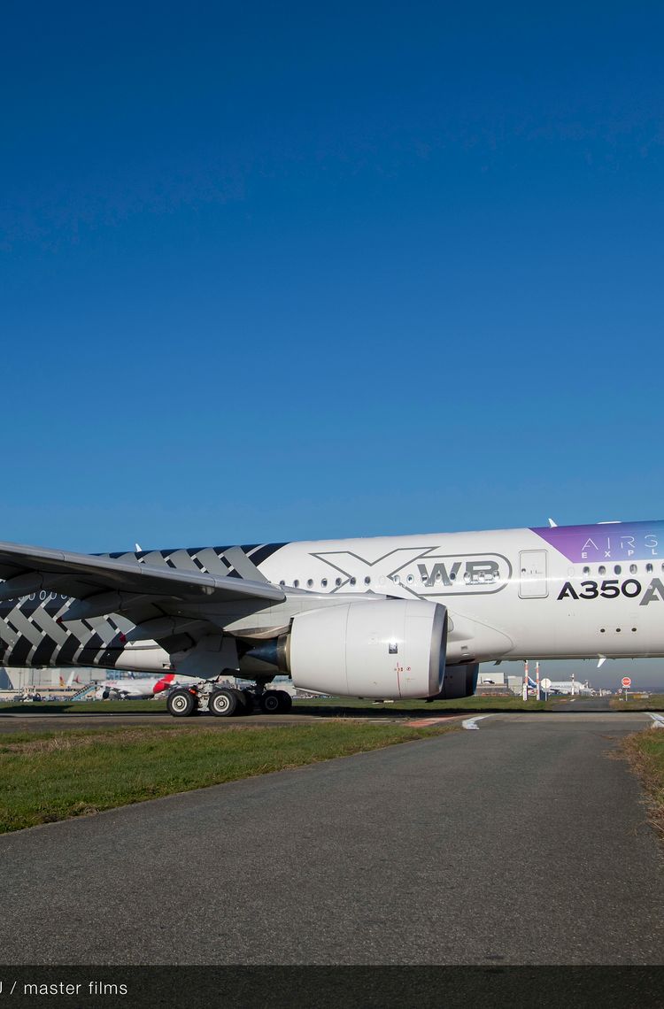 A350 Airspace Explorer MSN002 - Taxiing A350 Airspace Explorer MSN002 - Taxiing