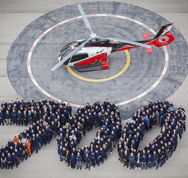 Airbus Helicopters rolls out 700th H130 Airbus Helicopters rolls out 700th H130