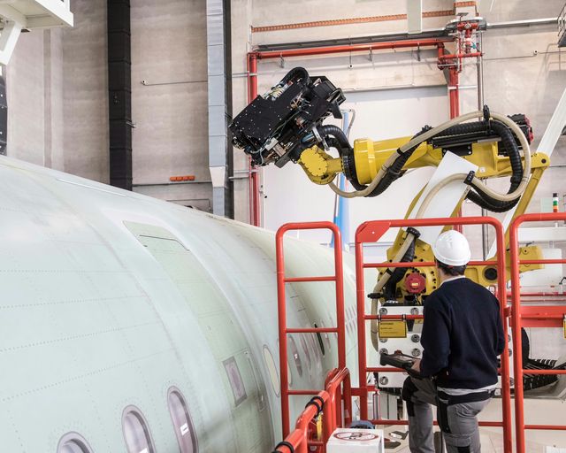 A320 4th Line Station 41 Robot Building 214 A320 4th Line Station 41 Robot Building 214
