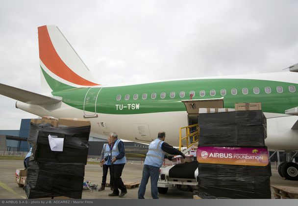 Airbus Foundation And Air Cote D Ivoire Ferry Flight