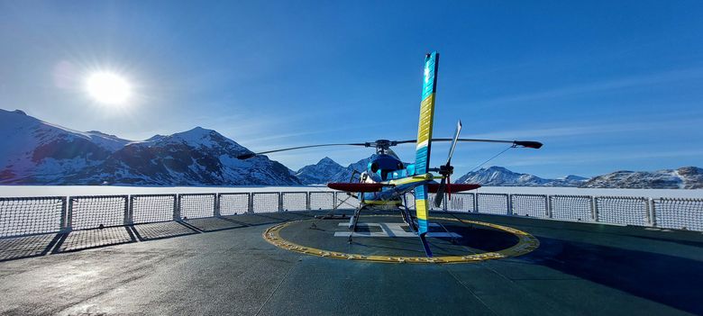 Airbus H125 onboard the Commandant Charcot Airbus H125 onboard the Commandant Charcot