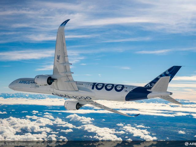 A350-1000 Airbus MSN059 in flight - first flight A350-1000 Airbus MSN059 in flight - first flight