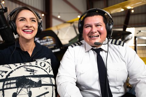 Forever on the Fly podcast hosts, Diane and Jose Forever on the Fly podcast hosts, Diane and Jose