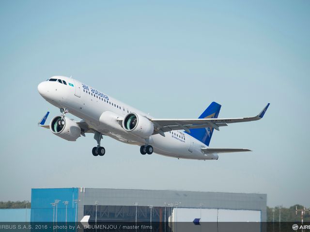 A320neo Air Astana MSN7124 - Take Off A320neo Air Astana MSN7124 - Take Off