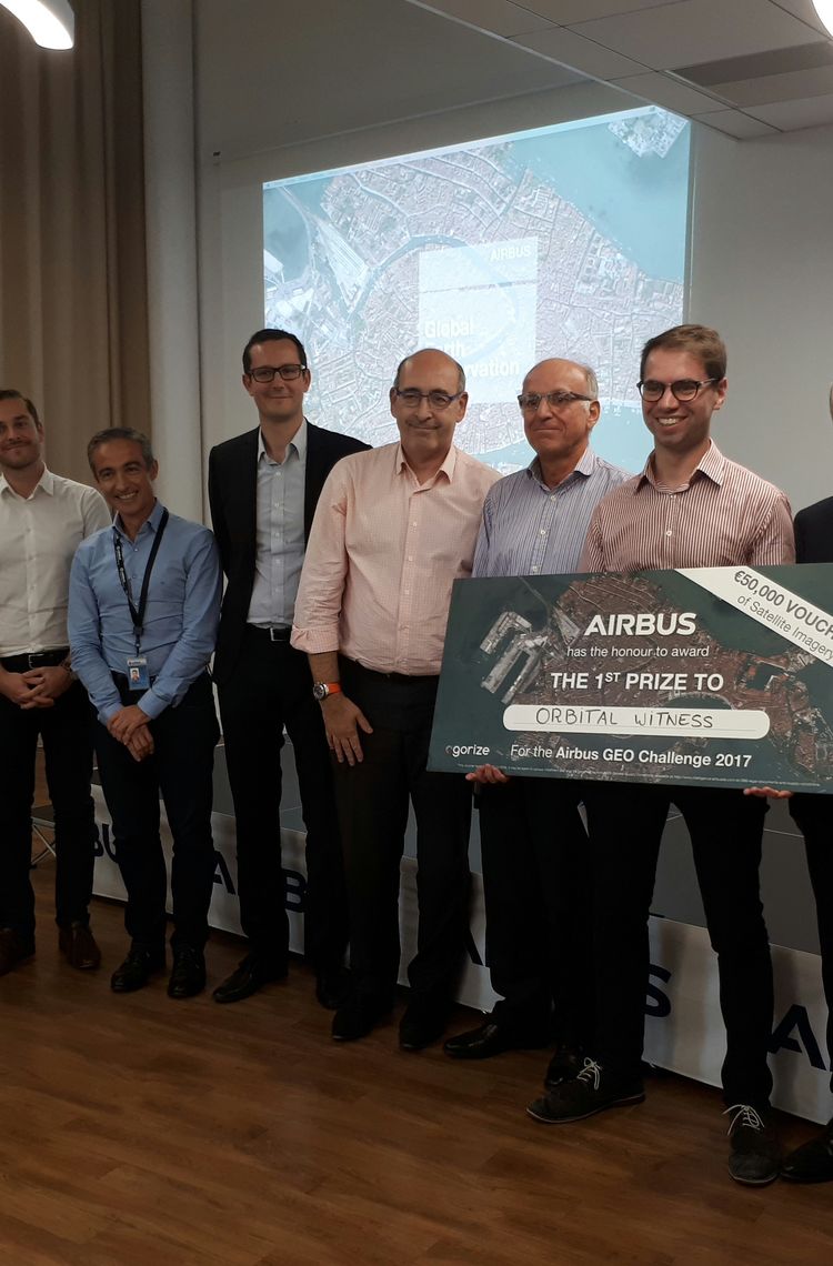 Orbital Witness wins Airbus’ Global Earth Observation Challenge Orbital Witness wins Airbus’ Global Earth Observation Challenge