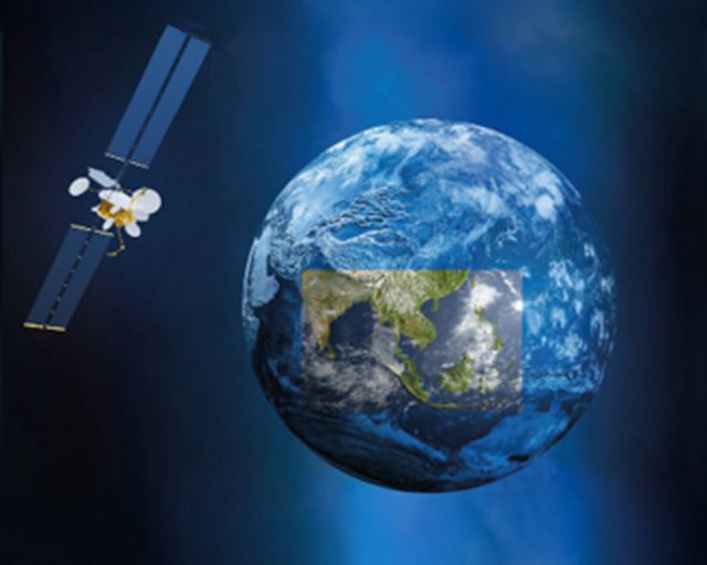 Satellite orbiting the Earth Satellite orbiting the Earth