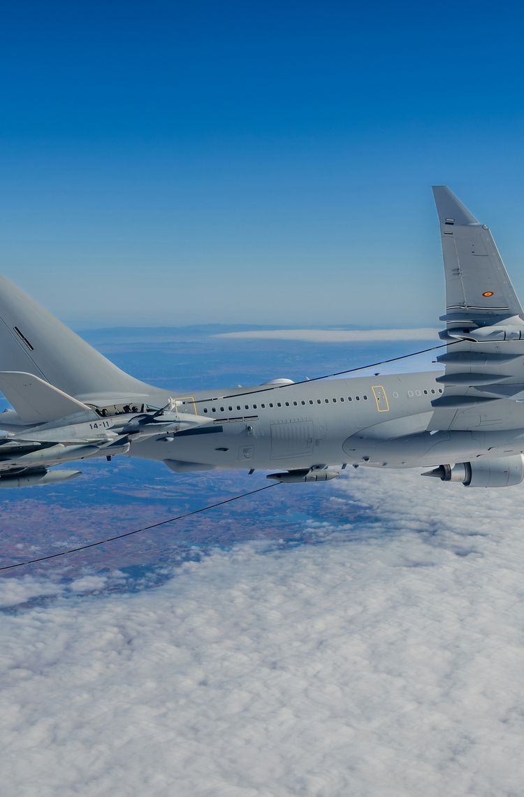 A330 MRTT Spanish Air Force Eurofighter Refuelling A330 MRTT Spanish Air Force Eurofighter Refuelling