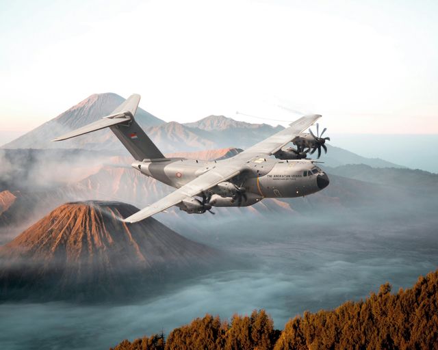 A400M Indonesia in flight HD A400M Indonesia in flight HD