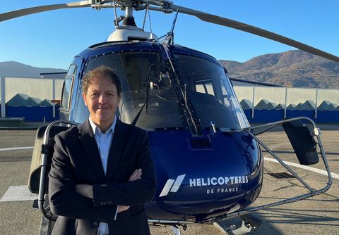 Jean-Marc Genechesi, pilot, instructor and director of Hélicoptères de France