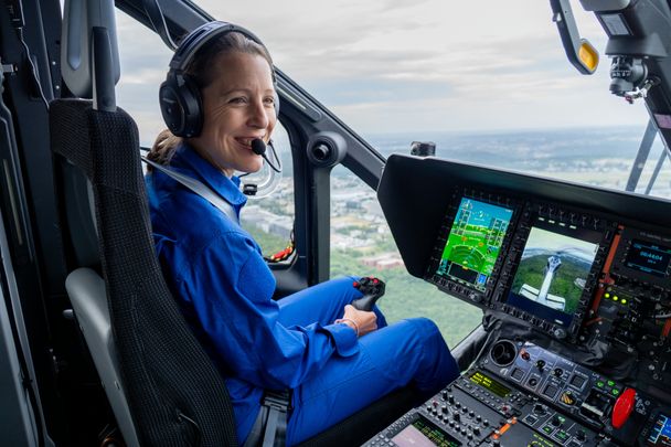 Sophie Adenot in flight