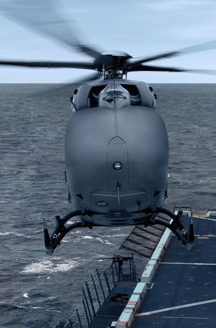 Digital rendering of an unmanned Lakota in flight Digital rendering of an unmanned Lakota in flight