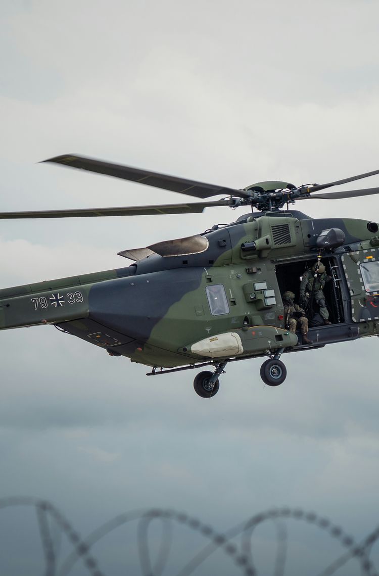 ILA 2024 - NH90 TTH flying display ILA 2024 - NH90 TTH flying display