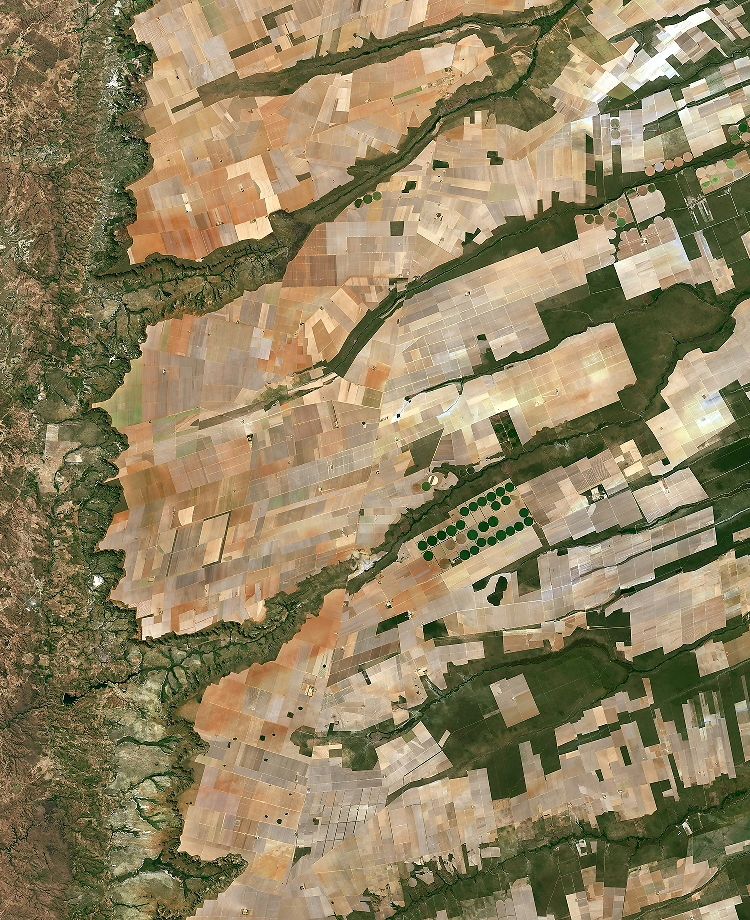 Central Eastern Brazil image from Sentinel-2A satellite Central Eastern Brazil image from Sentinel-2A satellite