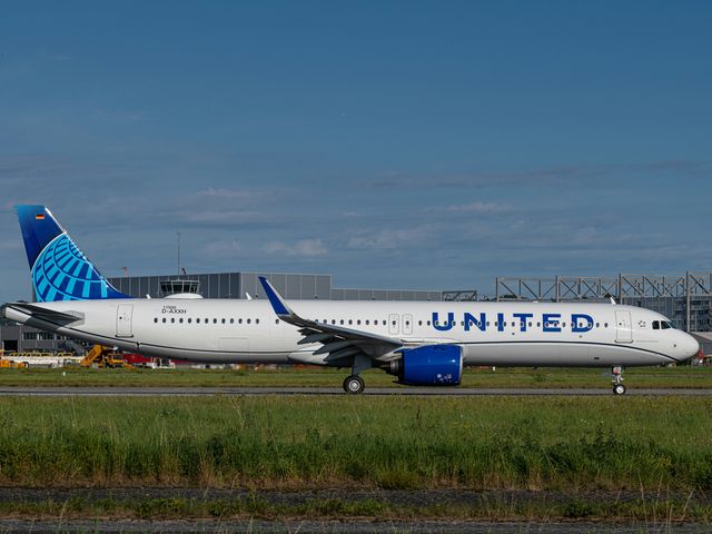 United A321neo test flight United A321neo test flight