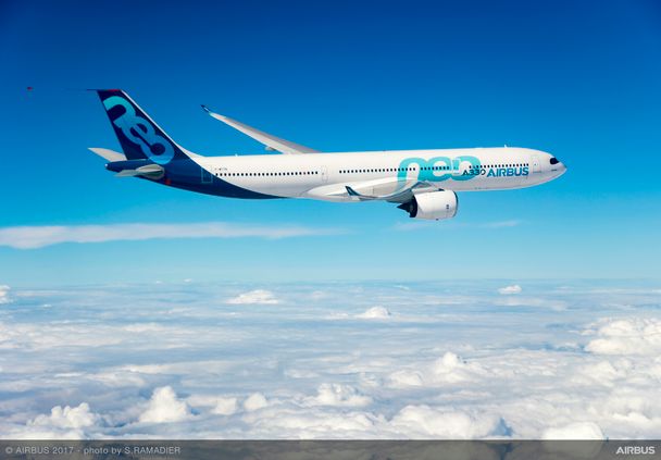 A330-900 Airbus MSN1795 First Flight- in flight